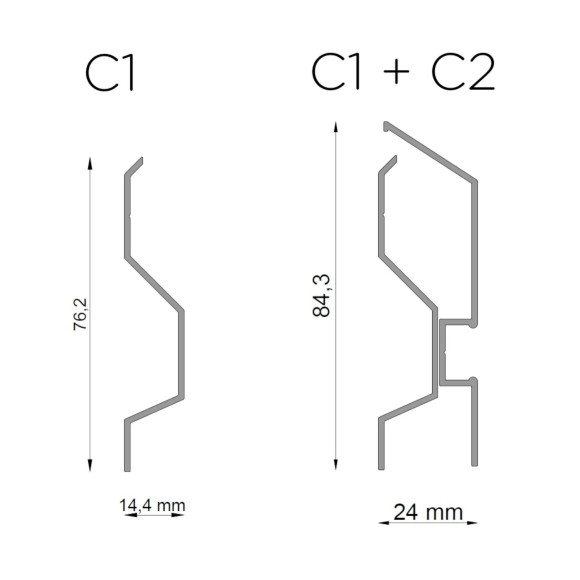 Renoplast profil dociskowy C1