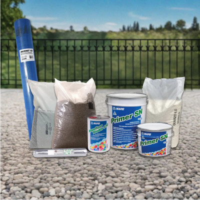 Zestaw na 10 m2 kamiennego dywanu w systemie Mapei