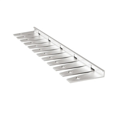 Profil schodowy nacinany do kamiennego dywanu - wykończenie krawędzi schodów w kształcie łuku.