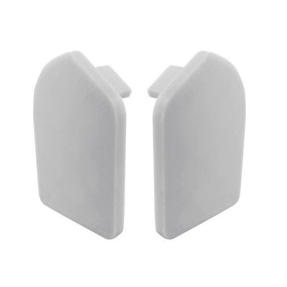 Zakończenia do profil V led - do wykończenia schodów w kamiennym dywanie