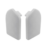 Zakończenia do profil V led - do wykończenia schodów w kamiennym dywanie