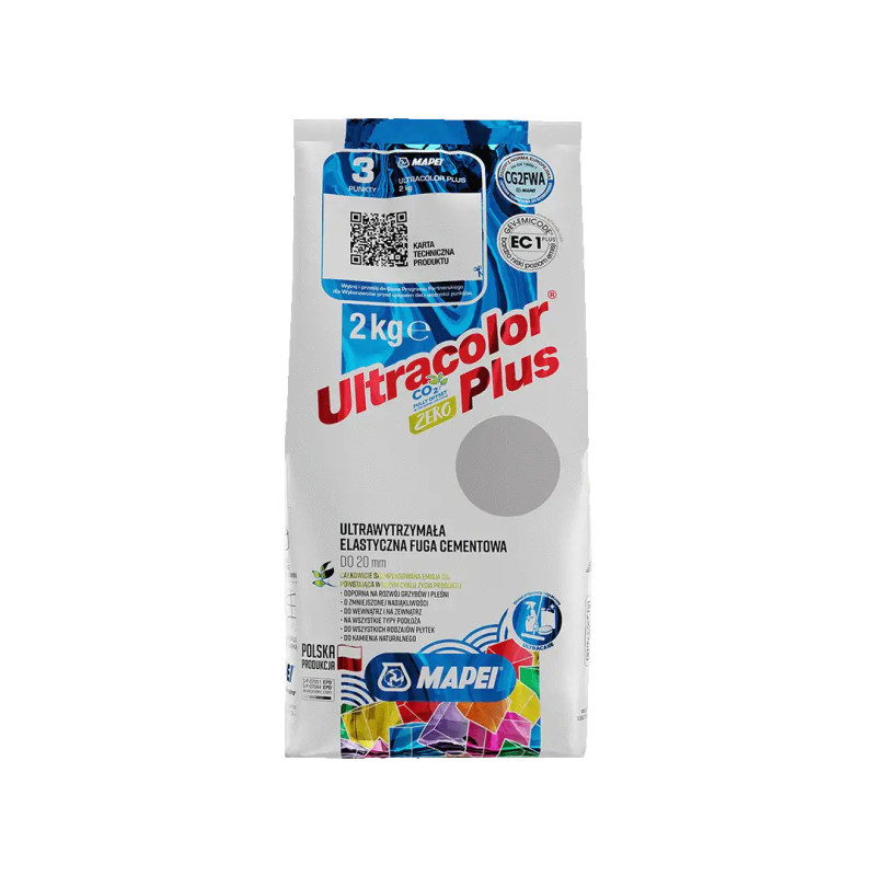 Ultracolor Plus 2 kg – profesjonalna fuga cementowa Mapei