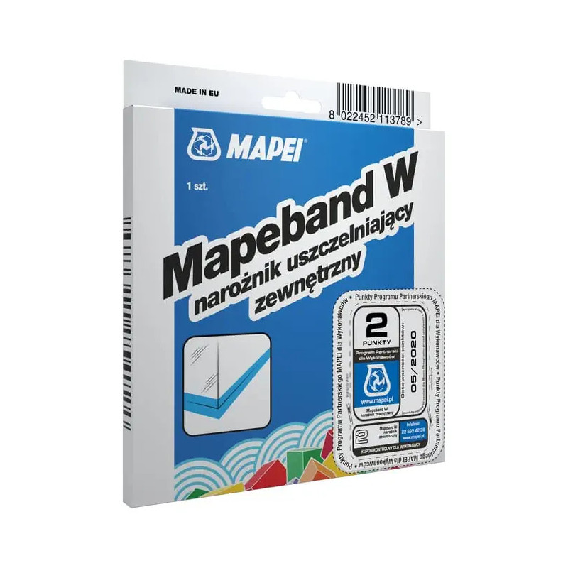 Mapeband W – narożnik uszczelniający Mapei zewnętrzny