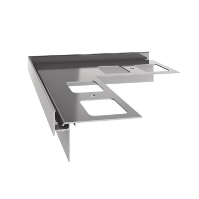 Narożnik zewnętrzny 90° do profilu okapowego K35 Renoplast