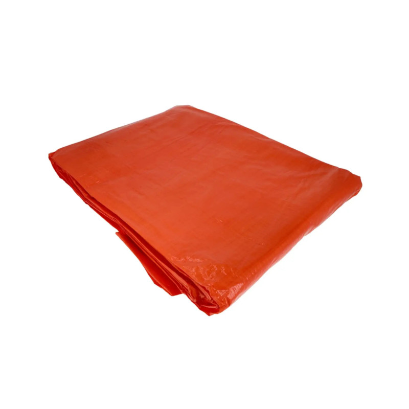 Plandeka pomarańczowa gramatura 140 gr/m2 Scley 4 x 5 m