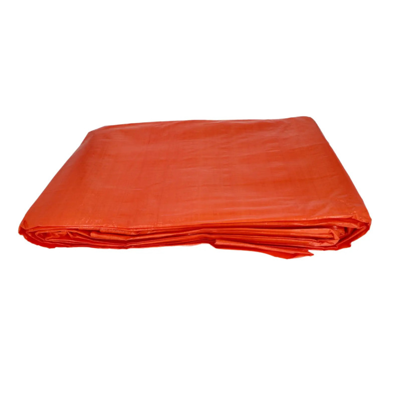 Plandeka pomarańczowa gramatura 140 gr/m2 Scley 4 x 5 m