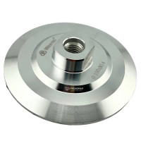 Dysk szlifierski Wertec z mocowaniem na rzep, aluminiowy
