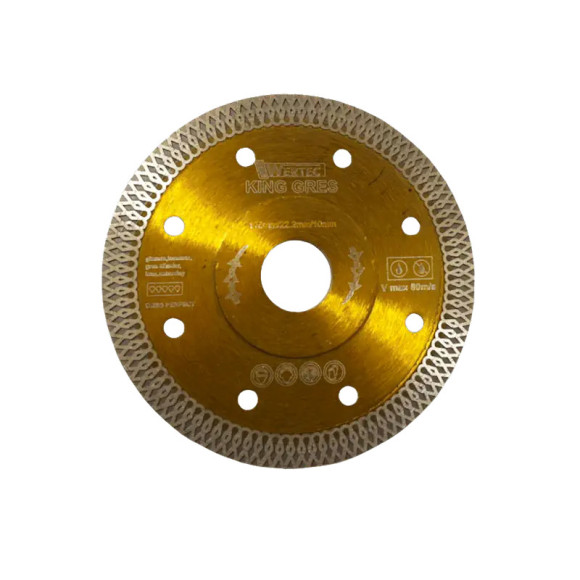 Tarcza diamentowa do gresu Wertec 	Rozmiar - 115 mm
