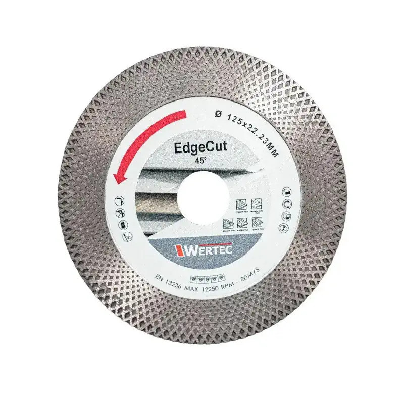 Wertec EDGECUT 125 mm 45° – tarcza diamentowa do betonu