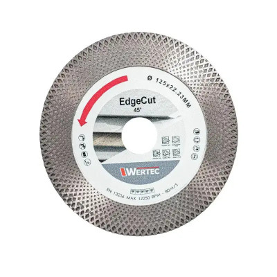 Wertec EDGECUT 125 mm 45° – tarcza diamentowa do betonu