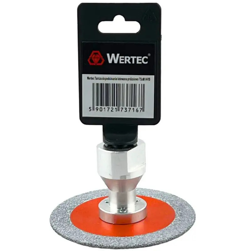 TARCZA DO PODCINANIA LUTOWANA PRÓŻNIOWO 75 mm M14 – WERTEC