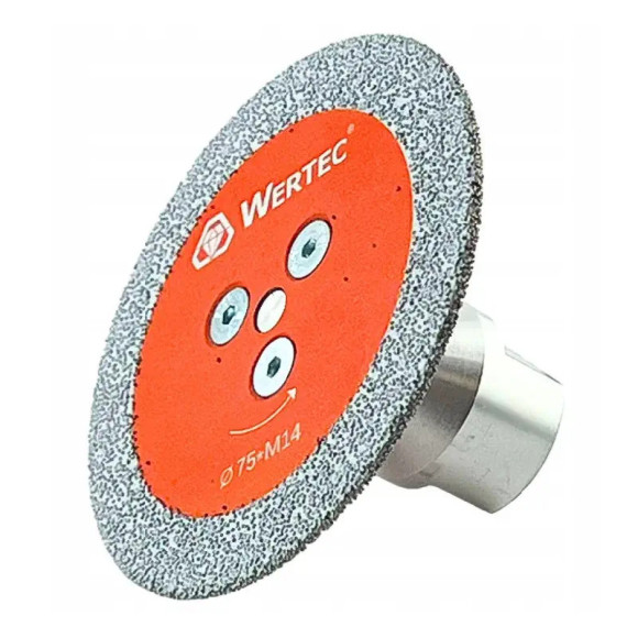 TARCZA DO PODCINANIA LUTOWANA PRÓŻNIOWO 75 mm M14 – WERTEC