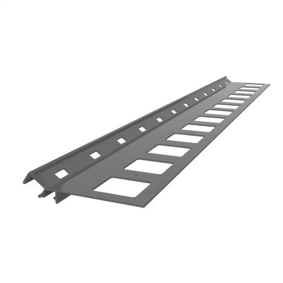 Renoplast V Led profil schodowy do kamiennego dywanu RAL 7037 szary LED