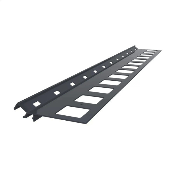 Renoplast V Led profil schodowy do kamiennego dywanu RAL 7024 grafit LED