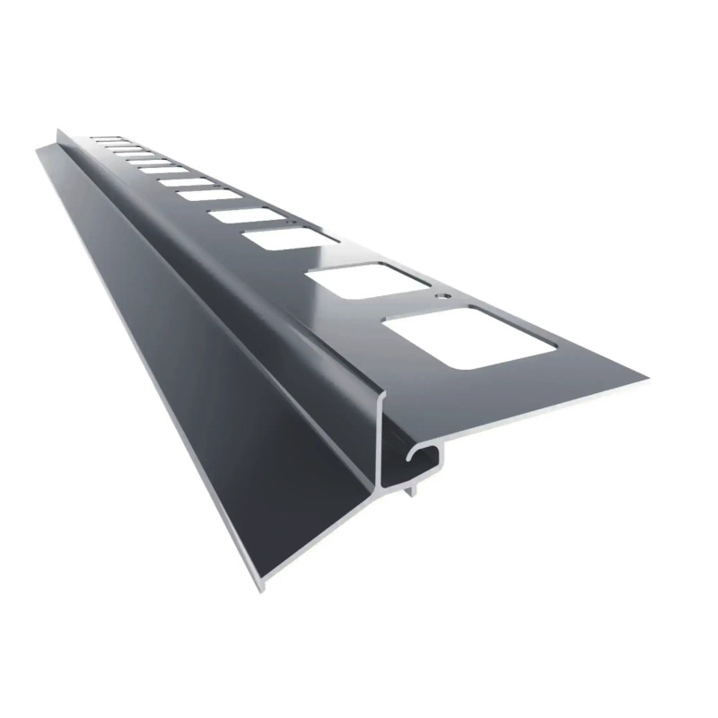 Renoplast K102 profil okapowy do tarasu i balkonu RAL 7024 grafit