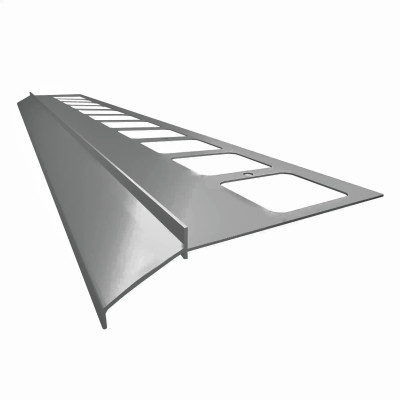 Renoplast K100 profil okapowy do tarasu i balkonu RAL 7037 szary