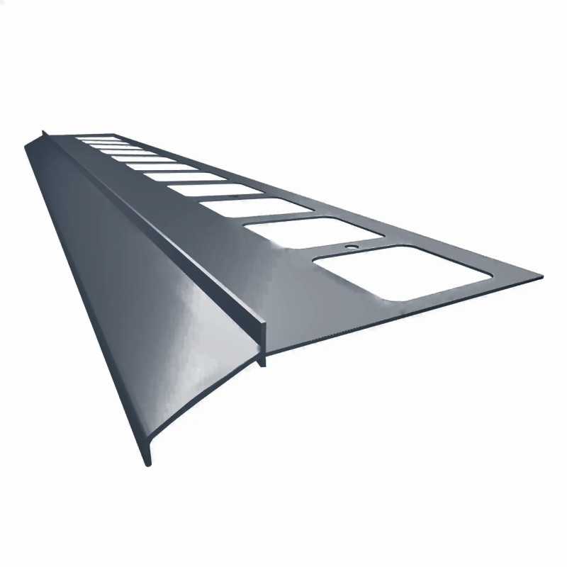 Renoplast K100 profil okapowy do tarasu i balkonu RAL 7024 grafit