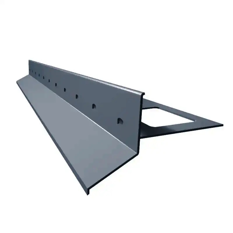 Renoplast D25 profil okapowy do systemu tarasu wentylowanego RAL 7024 grafit