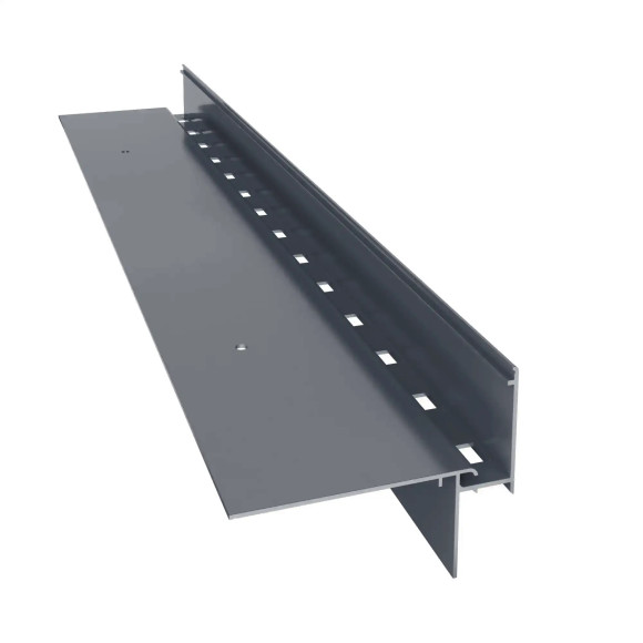 Renoplast W35+ profil okapowy do tarasu wentylowanego RAL 7024 grafit