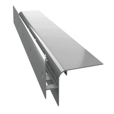 Renoplast W30R+ profil okapowy do tarasu wentylowanego RAL 7037 szary