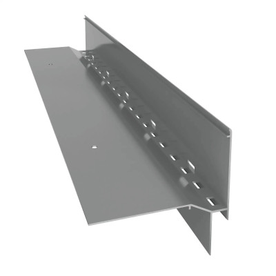 Renoplast W60 profil okapowy do tarasu wentylowanego RAL 7037 szary