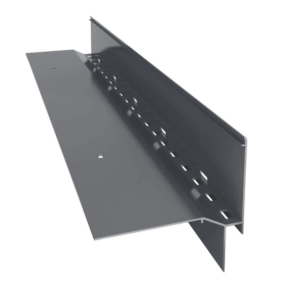 Renoplast W60 profil okapowy do tarasu wentylowanego RAL 7024 grafit