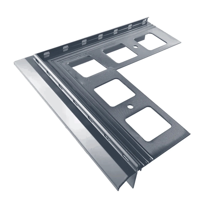 Narożnik zewnętrzny K20R 90° Renoplast RAL 7024 grafit – wykończenie krawędzi kamiennego dywanu