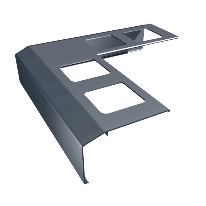 Narożnik zewnętrzny 90° do profilu K301 Renoplast RAL 7024 grafit