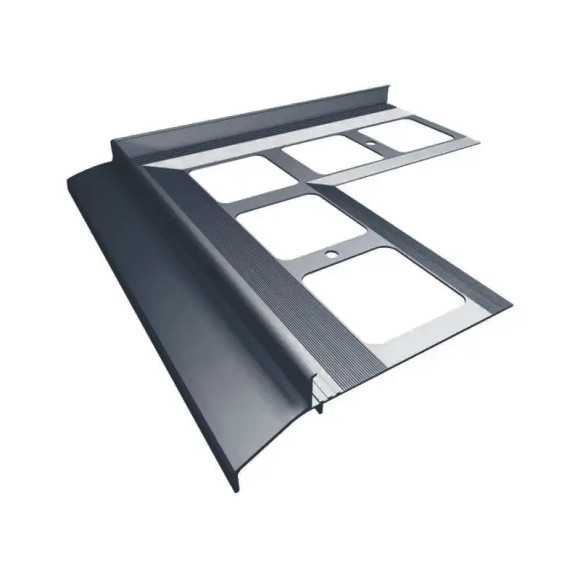 Narożnik zewnętrzny 90° do profilu K30 Renoplast RAL 7024 grafit