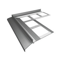 Narożnik zewnętrzny 90° do profilu K30 Renoplast RAL 7037 szary