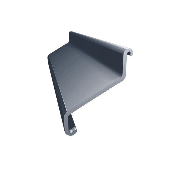 Łącznik systemowy do profili okapowych K30 i K40 Renoplast RAL 7024 grafit