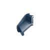 Odbojnik przyścienny (L+P) do profili okapowych K30 i K40 Renoplast RAL 7024 grafit