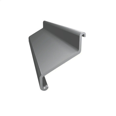 Renoplast łącznik do profilu K102 szary RAL 7037 do systemu tarasowego i balkonowego