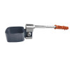 Renoplast uchwyt/obejma do rury spustowej RK65 12 cm grafit RAL 7024 element mocujący system rynnowy