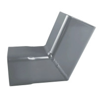 Kolanko RK65 67° do rury spustowej Renoplast – szary RAL 7037, kształtka systemu odwodnienia dachu