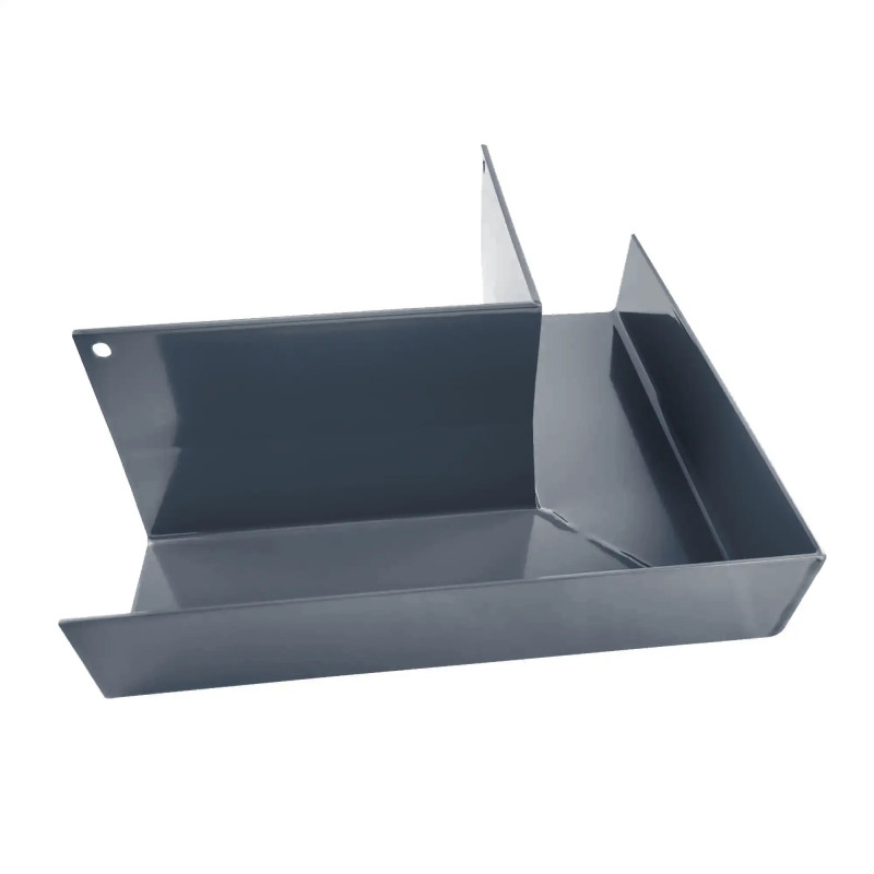 Narożnik zewnętrzny 90° RK65 Renoplast grafit 7024 do rynny balkonowej