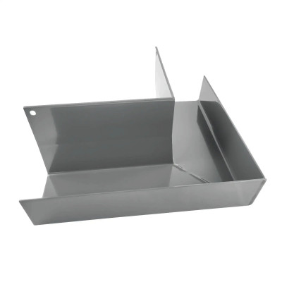 Narożnik zewnętrzny 90° RK65 Renoplast szary 7037 do systemu rynnowego