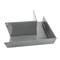 Narożnik zewnętrzny 90° RK65 Renoplast szary 7037 do systemu rynnowego