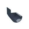 Zakończenie lewe do rynny R50 Renoplast grafit 7024 system rynnowy balkon