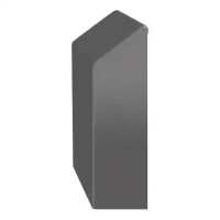 Renoplast odbojnik cokołowy lewy i prawy C2 RAL 7037 szary – akcesorium systemu balkonowego