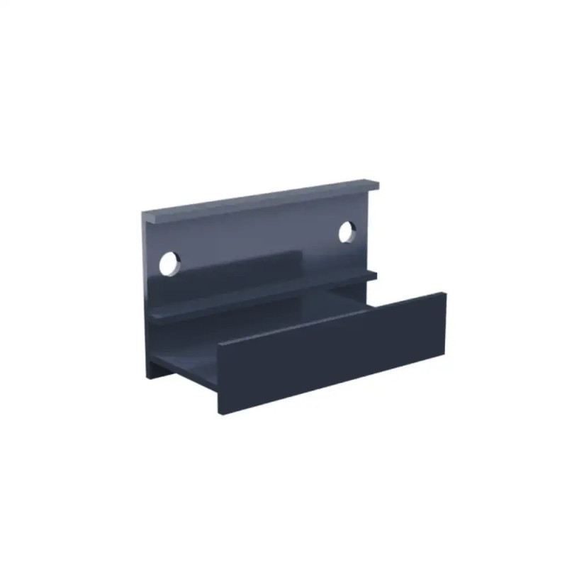 Wspornik dolnej podstopnicy 6 cm do tarasu wentylowanego Renoplast RAL 7024 grafit – element systemowego montażu tarasu