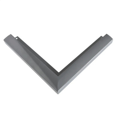 Renoplast narożnik zamykający W20Z RAL 7037 szary – akcesorium wykończeniowe tarasu wentylowanego