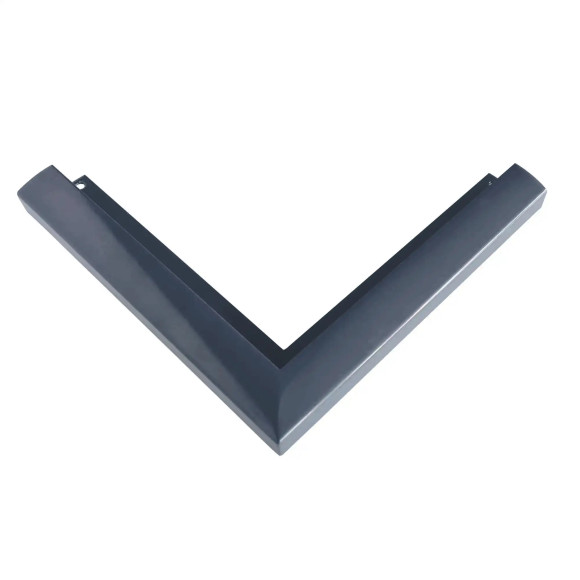 Narożnik zamykający W20Z do tarasu wentylowanego Renoplast RAL 7024 grafit – element wykończeniowy systemu tarasu