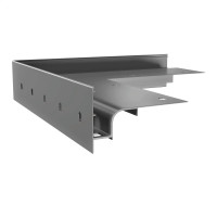 Renoplast narożnik zewnętrzny 90° W30 RAL 7037 szary – akcesorium systemu tarasowego wentylowanego