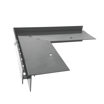 Narożnik zewnętrzny 90° Renoplast W35+ do tarasu wentylowanego, kolor szary RAL 7037