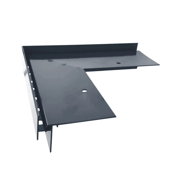 Narożnik zewnętrzny 90° Renoplast W35+ do tarasu wentylowanego, kolor grafit RAL 7024