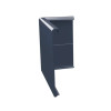 Narożnik łącznikowy lewy do profili W20, W20R i W35+ Renoplast, grafit RAL 7024