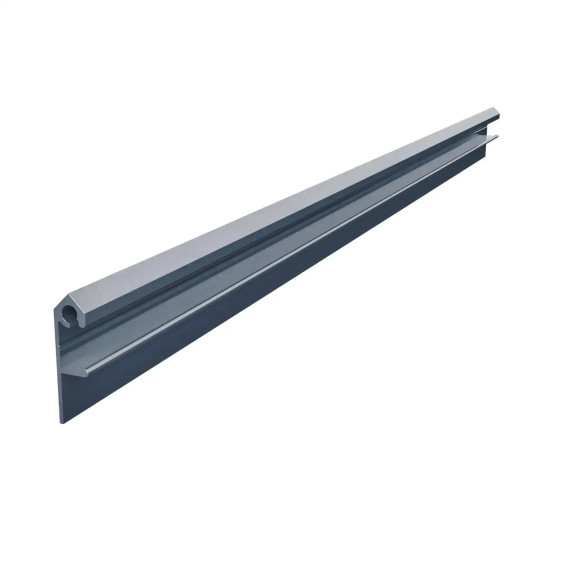 Profil cokołowy C LED Renoplast – grafit RAL 7024, element do podświetlenia tarasów i balkonów, system oświetlenia LED