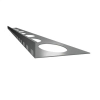 Renoplast profil schodowy SZ10 do kamiennego dywanu – estetyczne wykończenie krawędzi schodów szary RAL 7037