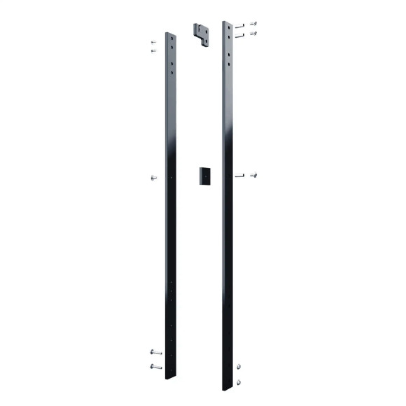 Słupek konstrukcyjny balustrady BS 55x10x1300 Renoplast grafit RAL 7024 element systemowej balustrady balkonowej i tarasowej